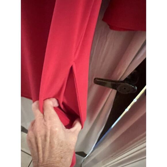 Sympli Pink Nu Trapeze Shift Dress Sz 16 Jersey Knit Made In Canada - Picture 6 of 6